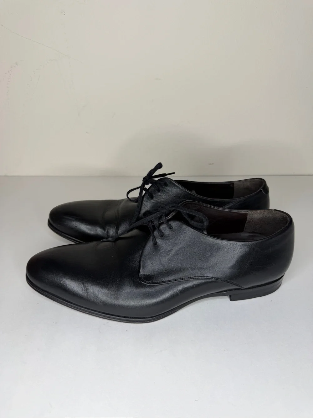 maison forte Oxfords Dress Shoes Men Size 11M Black Leather Made In Spain